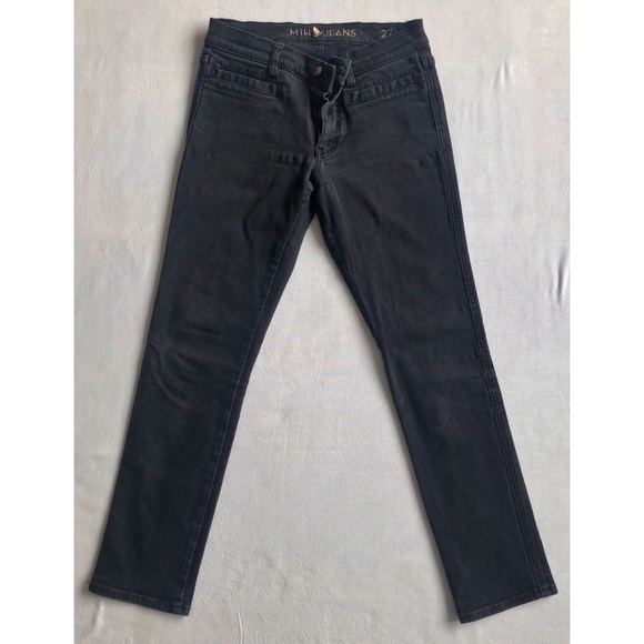 M.i.h Paris Jean - Mid Rise, Cropped Slim Leg - Picture 1 of 4
